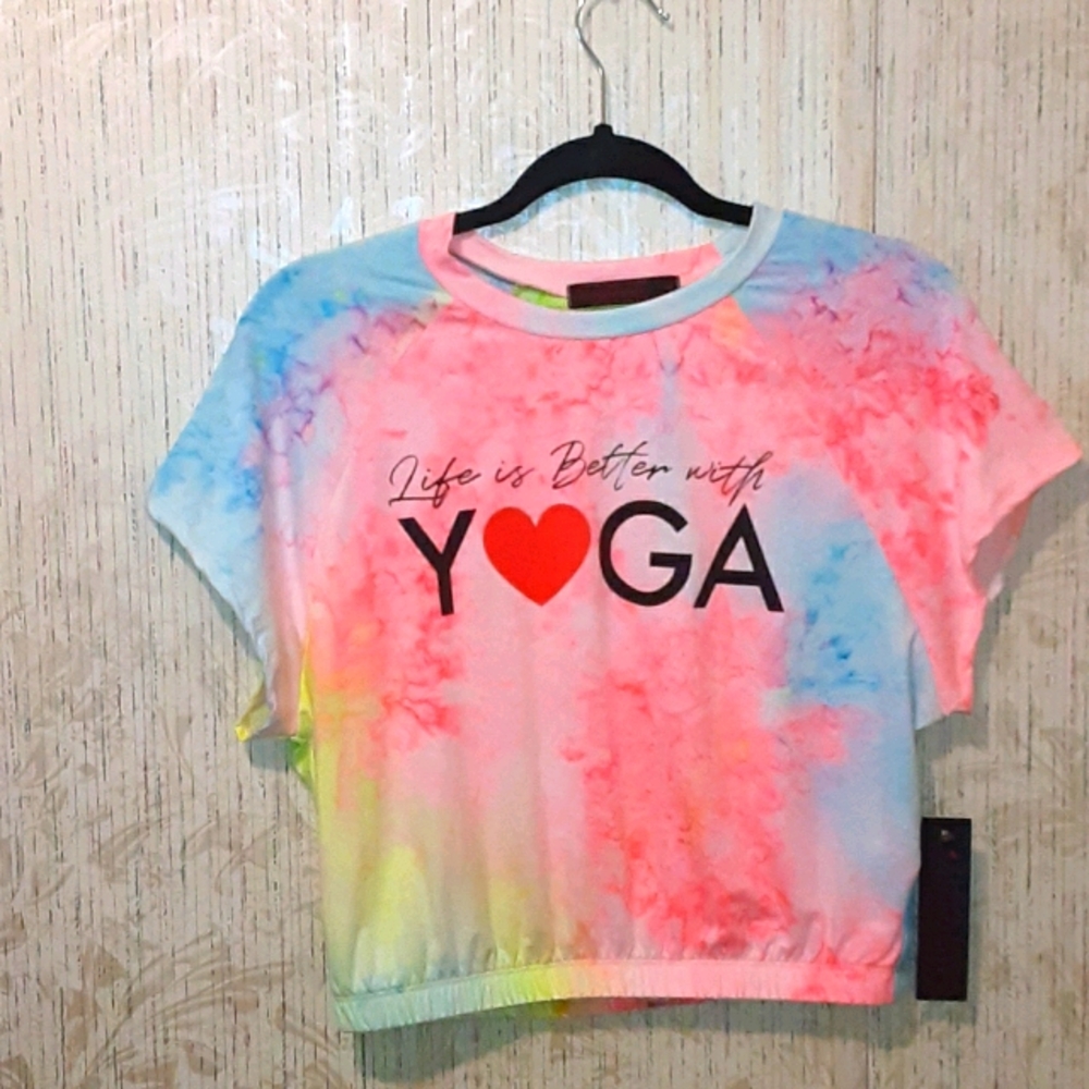 Love For Humanity Couture Tye-Dye Crop Top